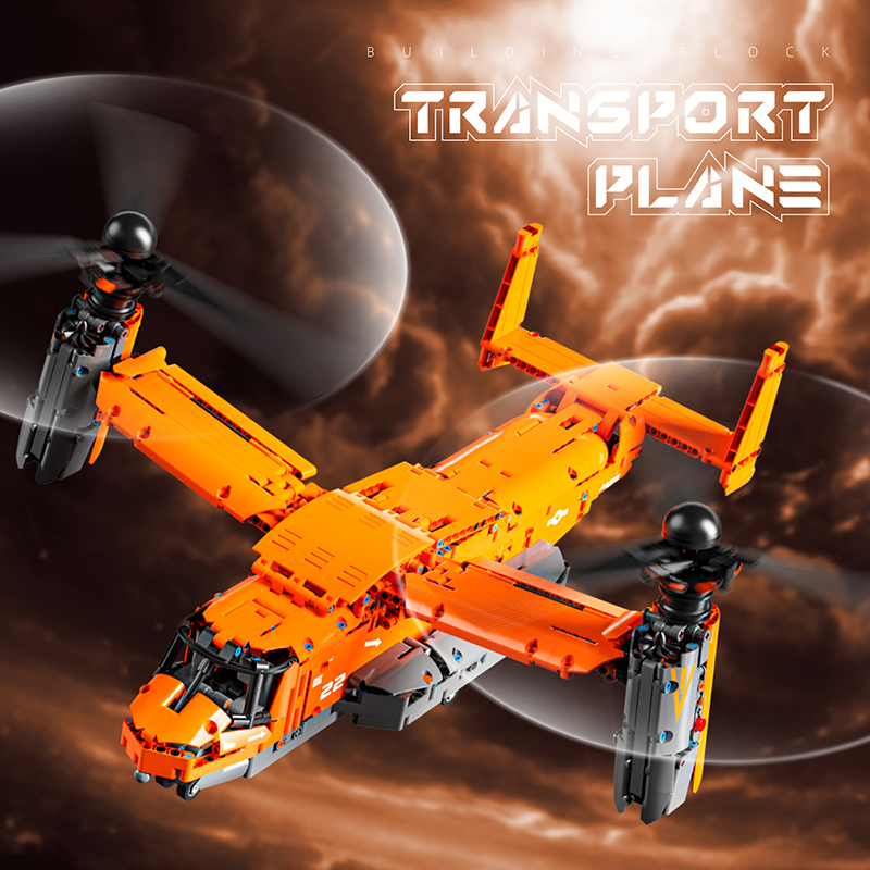 Jjrc Drone X12 - Blok Bangunan Pesawat Transportasi Osprey Teknis